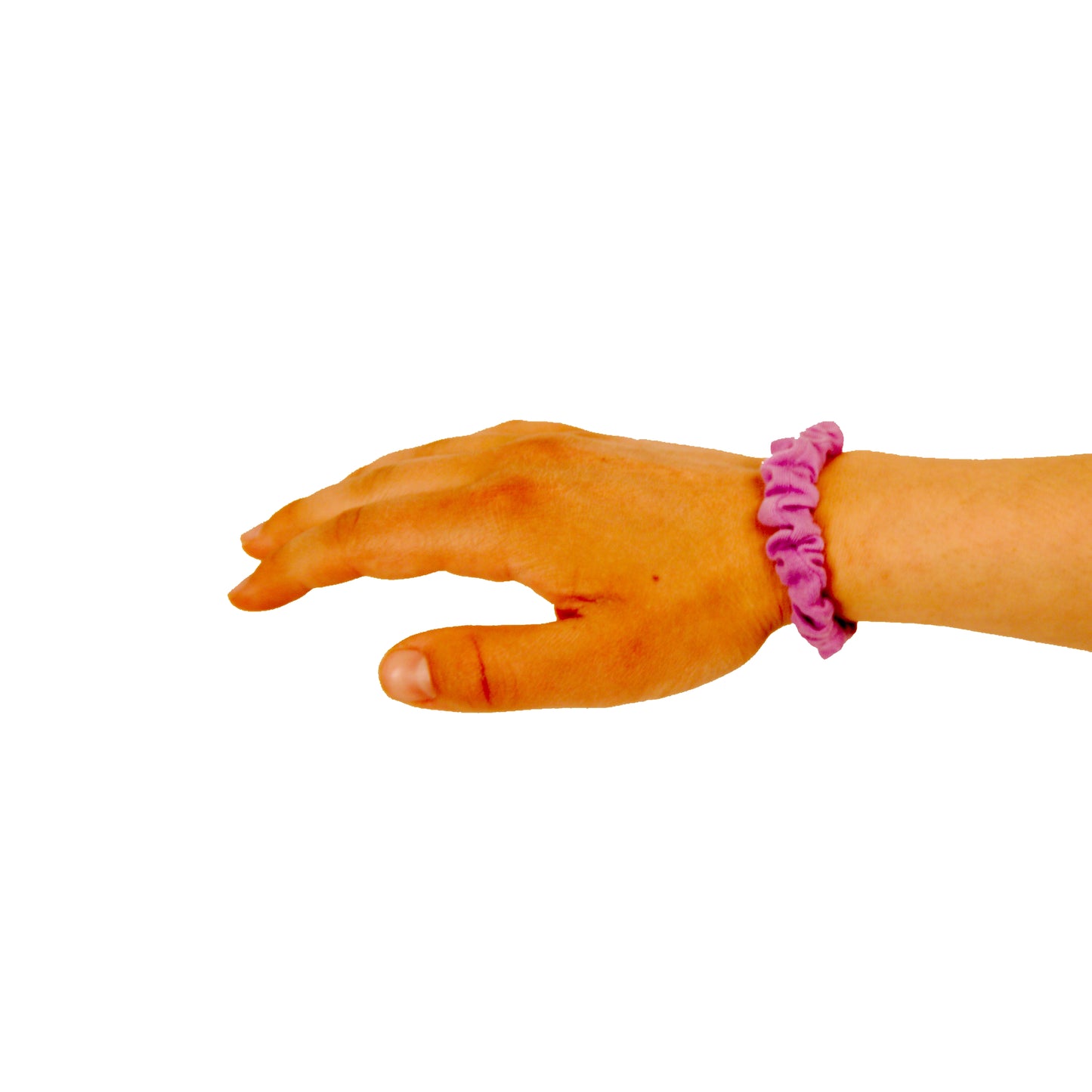 Amelia Beauty, Purple Jersey Scrunchies, 2.25in Diameter, Gentle on Hair, Strong Hold, No Snag, No Dents or Creases. 12 Pack