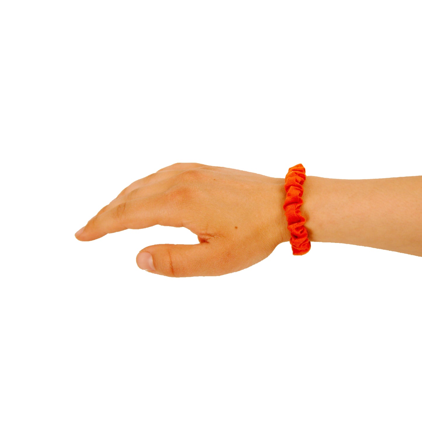 Amelia Beauty, Red Jersey Scrunchies, 2.25in Diameter, Gentle on Hair, Strong Hold, No Snag, No Dents or Creases. 12 Pack