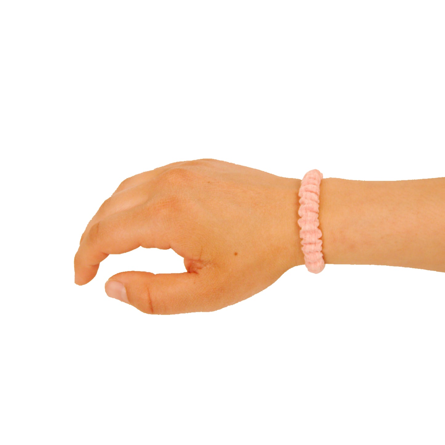 Amelia Beauty, Pastels Ribbed Scrunchies, 2.25in Diameter, Gentle on Hair, Strong Hold, No Snag, No Dents or Creases. 10 Pack