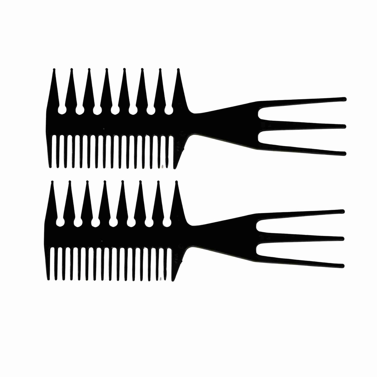 Amelia Beauty 2 Pack Marbling Comb – USA Made Multi-Use Rake Comb for Hair Styling & Floating Paint Art – High Quality Plastic, Ideal for Ebru Marbling, Acrylic Pouring, Hair Parting & Texture Effects