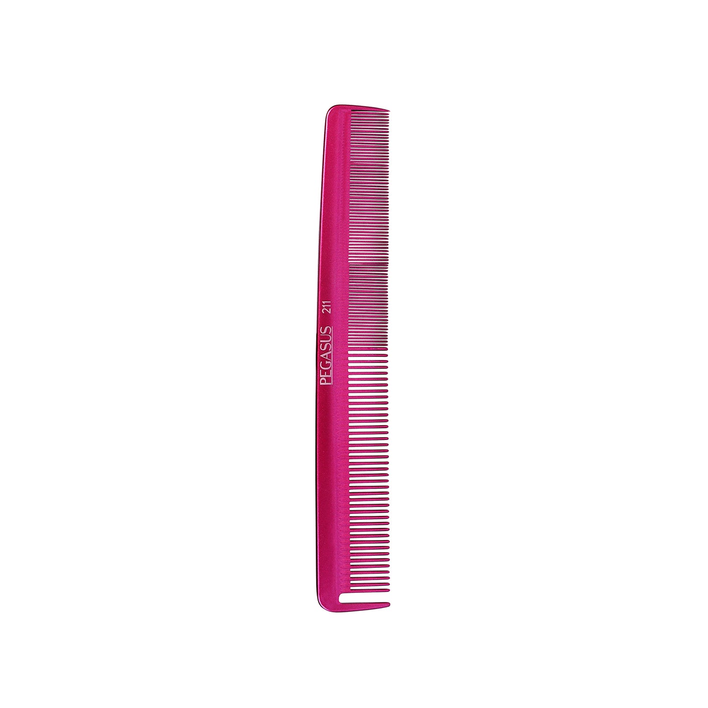Pegasus MICOLOR 211, 9in Hard Rubber Cutting Comb With Sectioning Tooth, Anti Static, Heat and Chemically Resistant, Wet Hair, Everyday Grooming Comb | Peines de goma dura - Pink