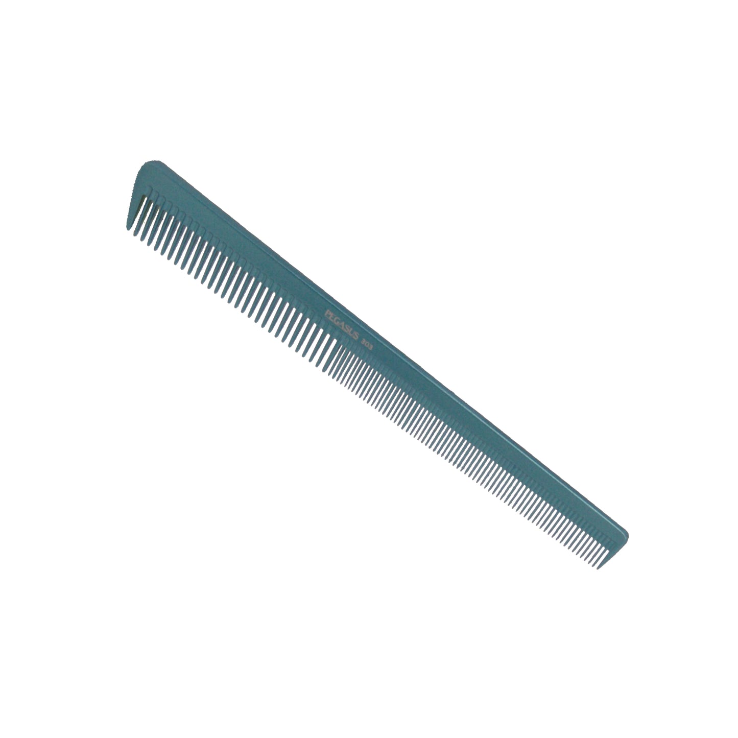 Pegasus MICOLOR 303, 6.5in Hard Rubber Heavy Barber Comb, Handmade, Seamless, Smooth Edges, Anti Static, Heat and Chemically Resistant, Wet Hair, Everyday Grooming Comb | Peines de goma dura - Green