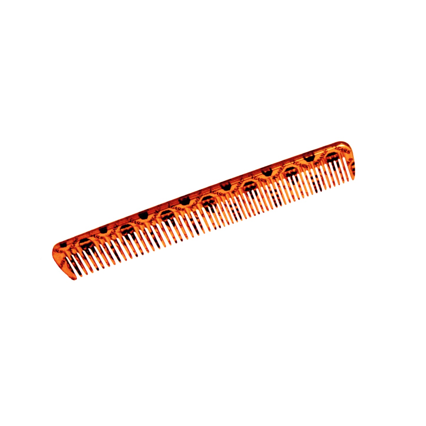 Pegasus Skulleto 202, 7in Hard Rubber Hair Detangling/Trimmer Course Tooth Comb, Seamless, Smooth Edges, Anti Static, Heat and Chemically Resistant, Everyday Grooming Comb | Peines de goma dura - Gold