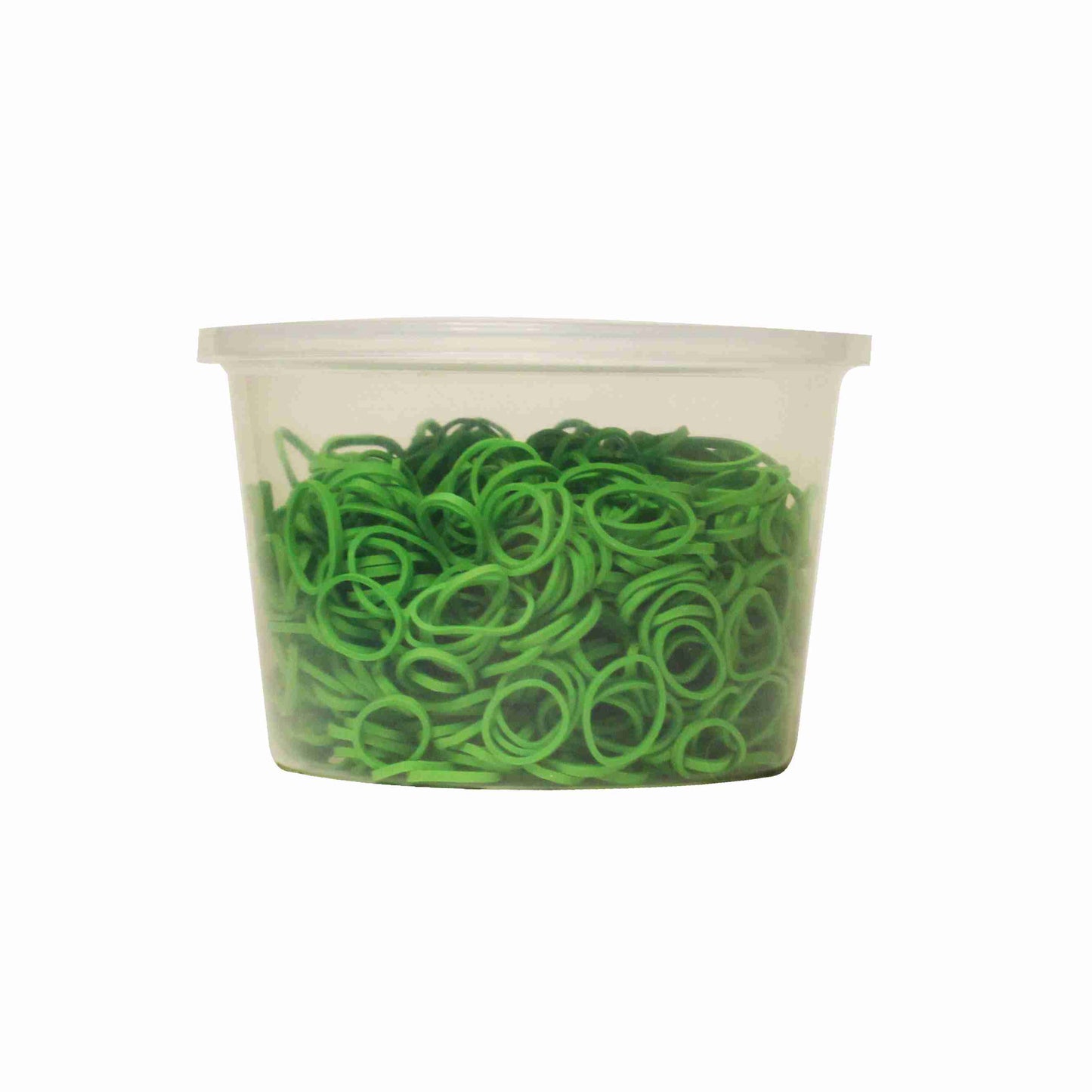 Amelia Beauty | 1/2in, Lime, Elastic Rubber Band Pony Tail Holders | Made in USA, Ideal for Ponytails, Braids, Twists, Dreadlocks, Styling Accessories for Women, Men and Girls | 1000 Pack