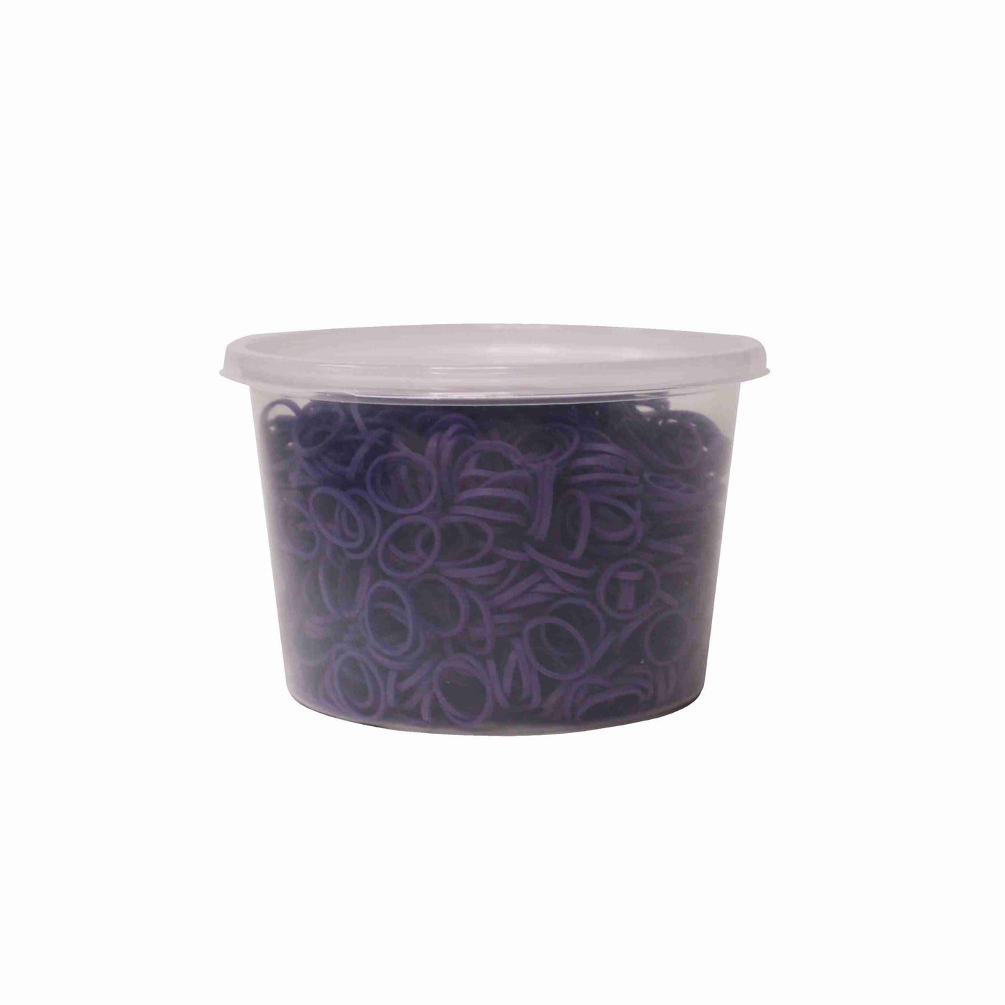 Amelia Beauty | 1/2in, Purple, Elastic Rubber Band Pony Tail Holders | Made in USA, Ideal for Ponytails, Braids, Twists, Dreadlocks, Styling Accessories for Women, Men and Girls | 1000 Pack