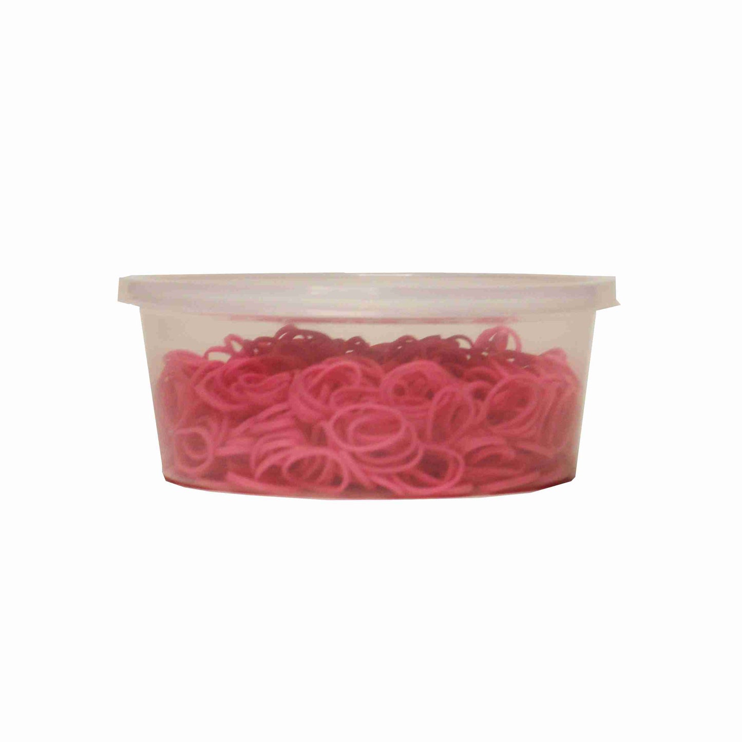Amelia Beauty | 1/2in, Pink, Elastic Rubber Band Pony Tail Holders | Made in USA, Ideal for Ponytails, Braids, Twists, Dreadlocks, Styling Accessories for Women, Men and Girls | 500 Pack