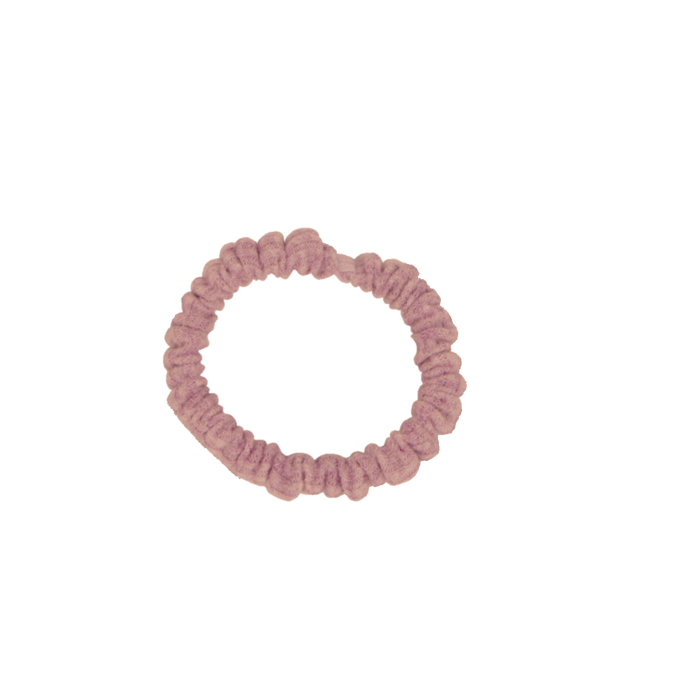 Amelia Beauty, Pastel Purple Ribbed Scrunchies, 2.25in Diameter, Gentle on Hair, Strong Hold, No Snag, No Dents or Creases. 10 Pack