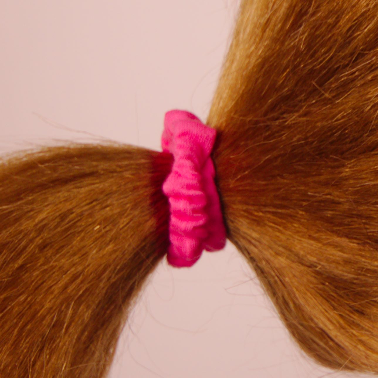Amelia Beauty, Neon Mix Skinny Jersey Scrunchies, 2.125in Diameter, Gentle on Hair, Strong Hold, No Snag, No Dents or Creases. 12 Pack