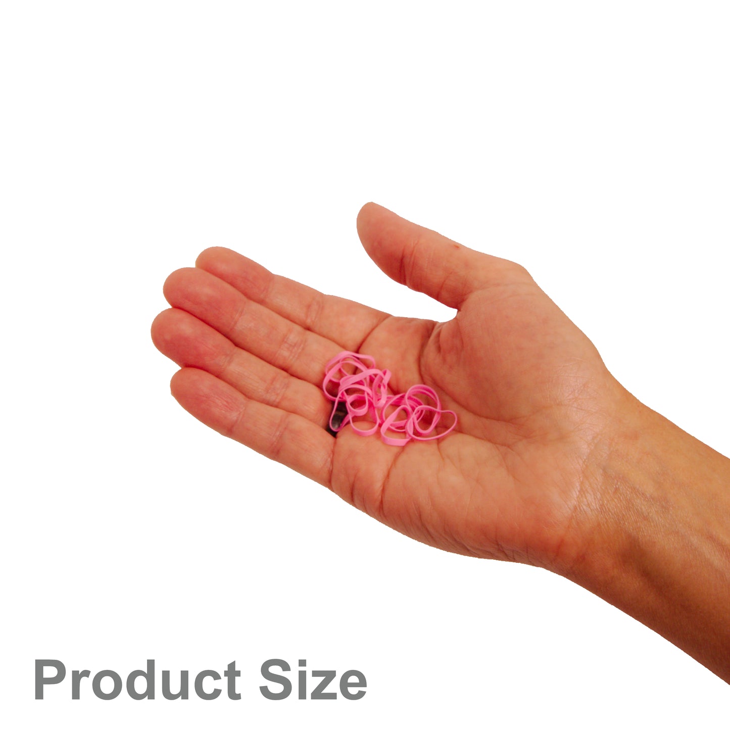 250, Fuchsia Standard Size, Tangle Free Elastic Bands for Pony Tails and Braids