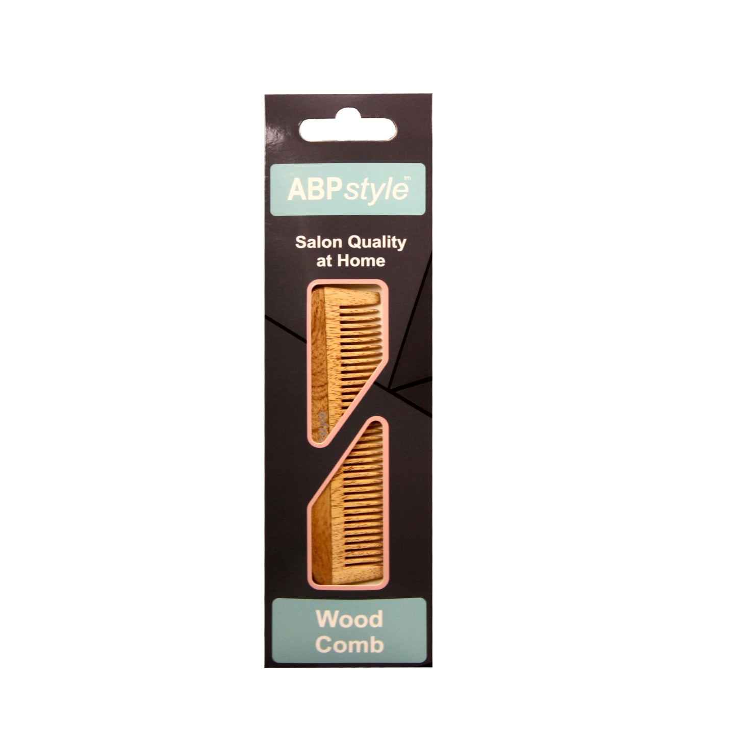 ABPStyle, 5in Neem Wood Fine Tooth Comb. Anti-Static, Damage Free, Promotes Hair Growth, Environmentally Friendly