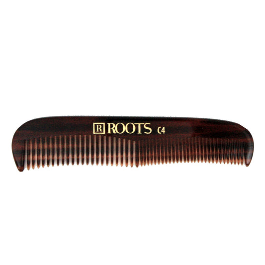 5in Roots C4 Cellulose Acetate Curved Styling Comb - CLOSEOUT, LIMITED STOCK AVAILABLE