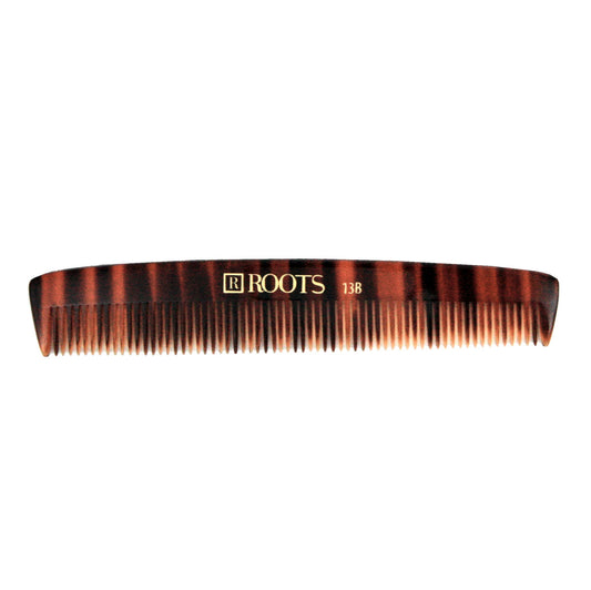 5.5in Roots 13B Acetate Cellulose Styling Comb  - CLOSEOUT, LIMITED STOCK AVAILABLE
