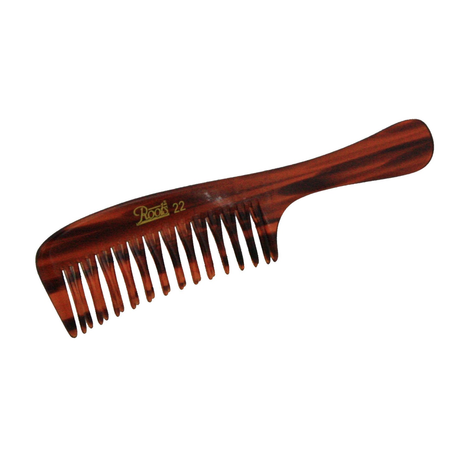 7.5in Roots Cellulose Acetate Volumizing Handle Comb - CLOSEOUT, LIMITED STOCK AVAILABLE