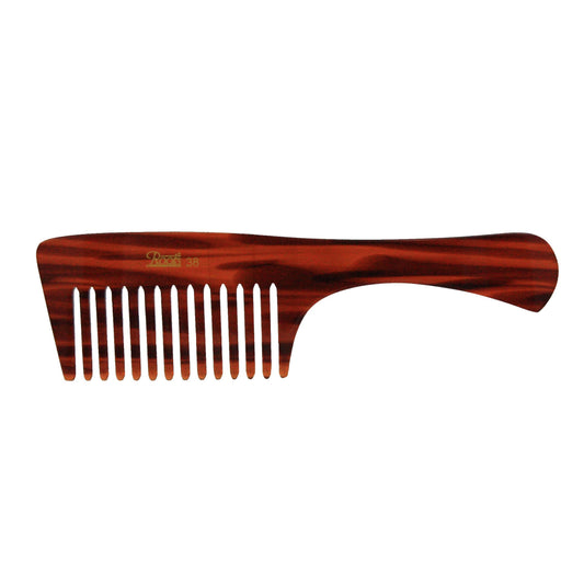 8.5in Roots Cellulose Acetate Rake Handle Comb - CLOSEOUT, LIMITED STOCK AVAILABLE