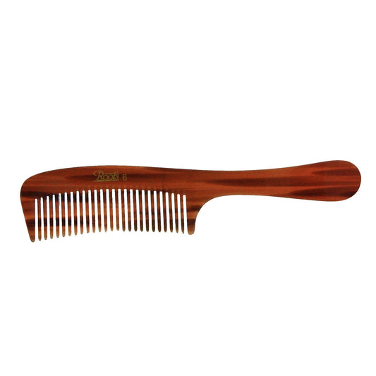 7.5in Roots Cellulose Acetate Handle Comb - CLOSEOUT, LIMITED STOCK AVAILABLE