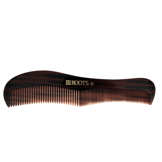 8.375in Roots C1 Cellulose Acetate Curved Styling Comb - Clearance