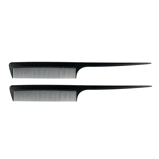 8.5in Rat Tail Carbon Comb - CLOSEOUT, LIMITED STOCK AVAILABLE