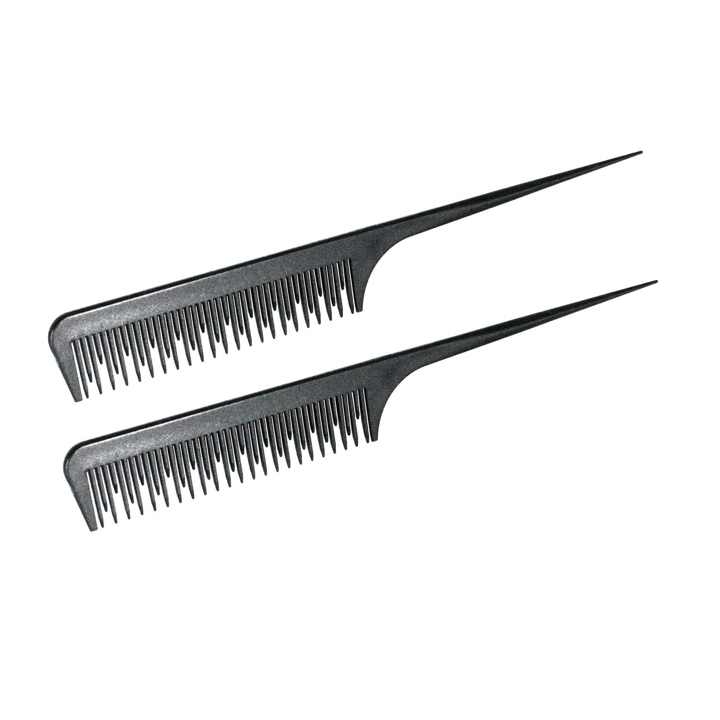 9.5in Rat Tail Tease Carbon Comb - CLOSEOUT, LIMITED STOCK AVAILABLE