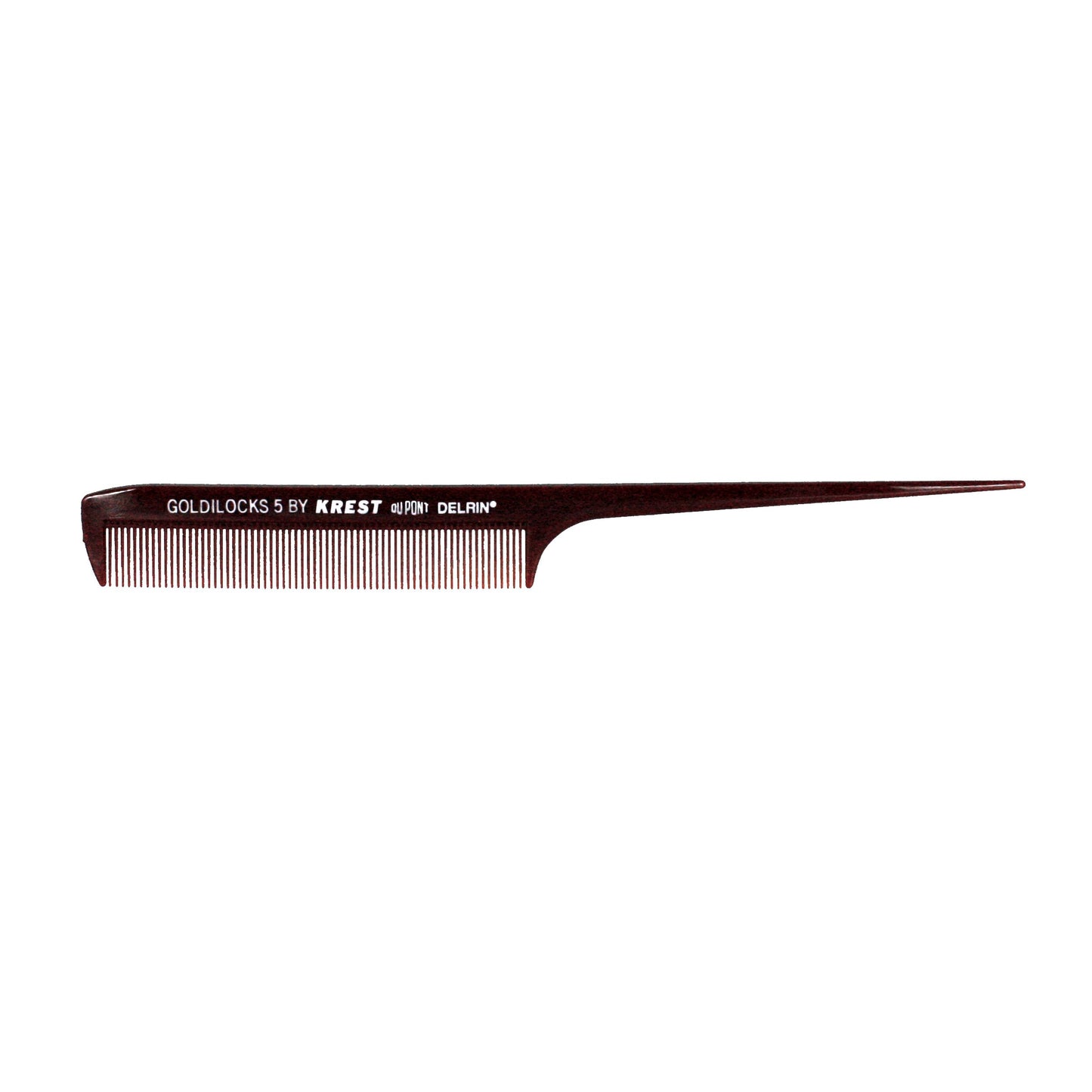 8.5in, Delrin Plastic, Fine Tooth Ratail Comb - CLOSEOUT, LIMITED STOCK AVAILABLE