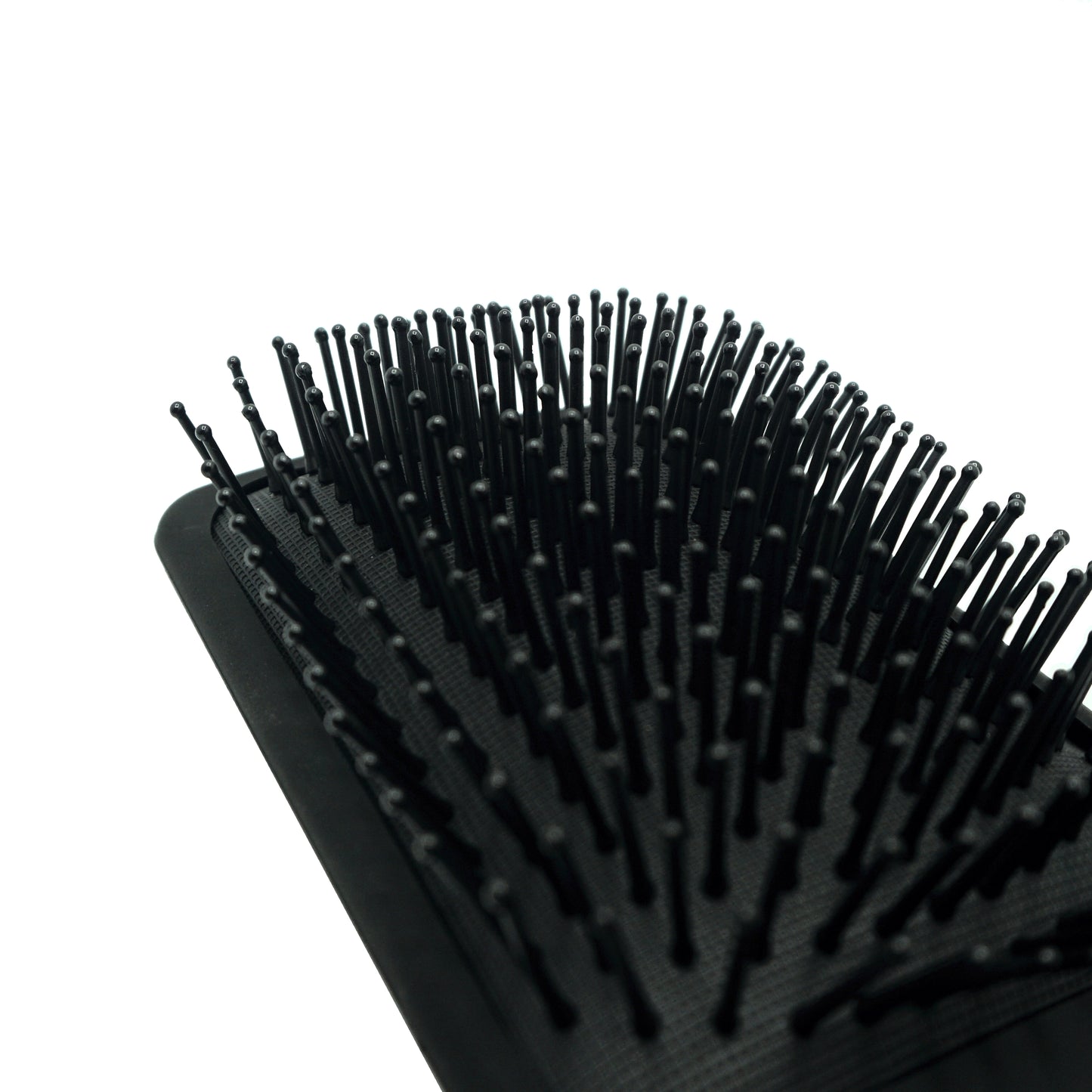 9.5in Paddle Cushion Brush - Nylon Bristles, Black - CLOSEOUT, LIMITED STOCK AVAILABLE