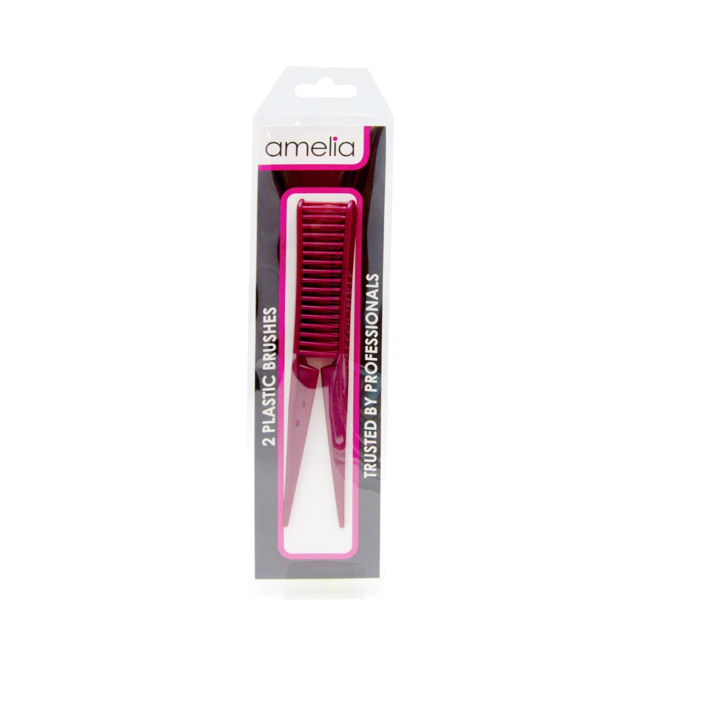 7in, 3 Row Styler Brush - Maroon
