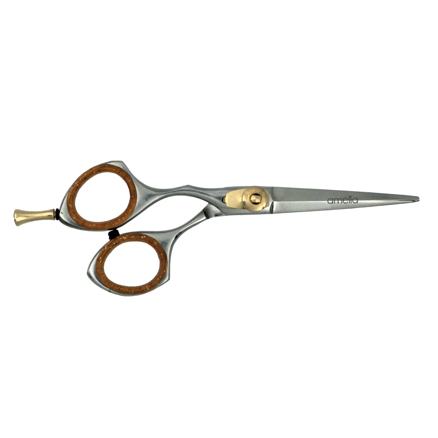 5" Left Handed, Stainless Steel Professional Shear, Removable Finger Rest