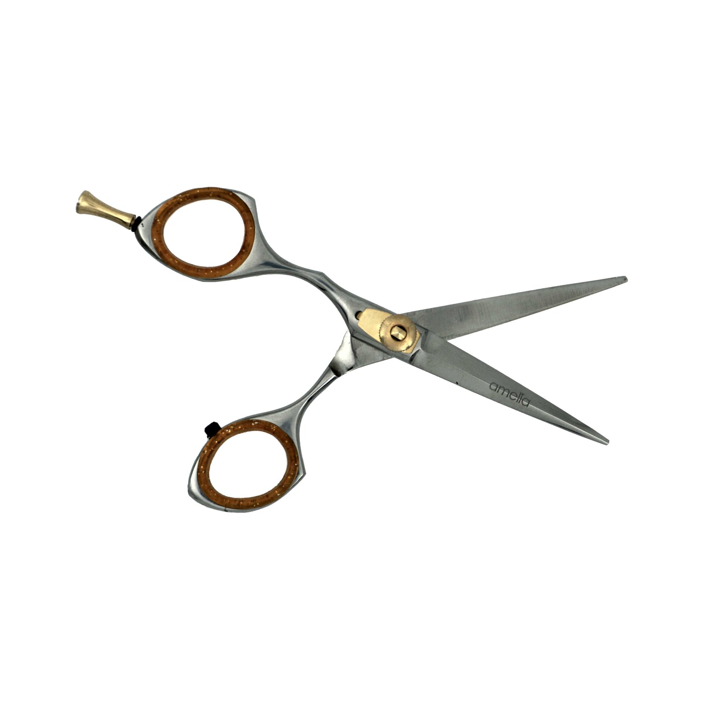 5" Left Handed, Stainless Steel Professional Shear, Removable Finger Rest