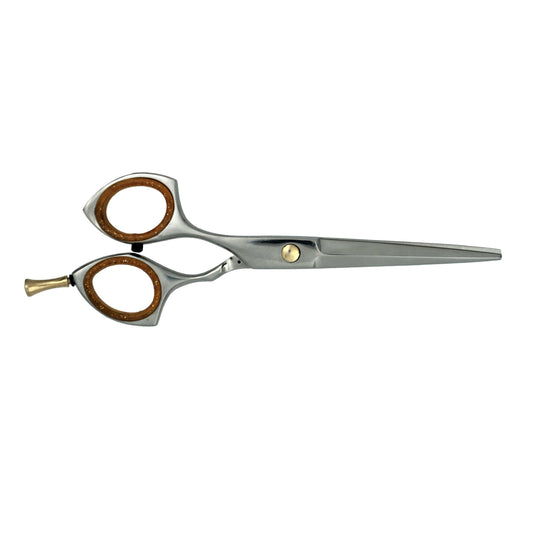 5.5" Left Handed, Stainless Steel Professional Shear, Removable Finger Rest