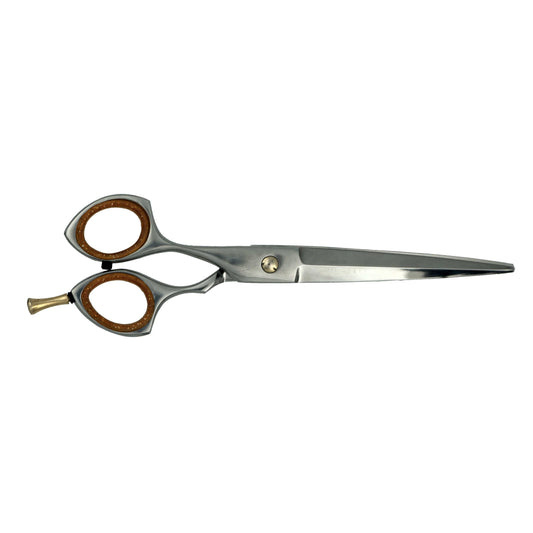 6" Left Handed, Stainless Steel Professional Shear, Removable Finger Rest