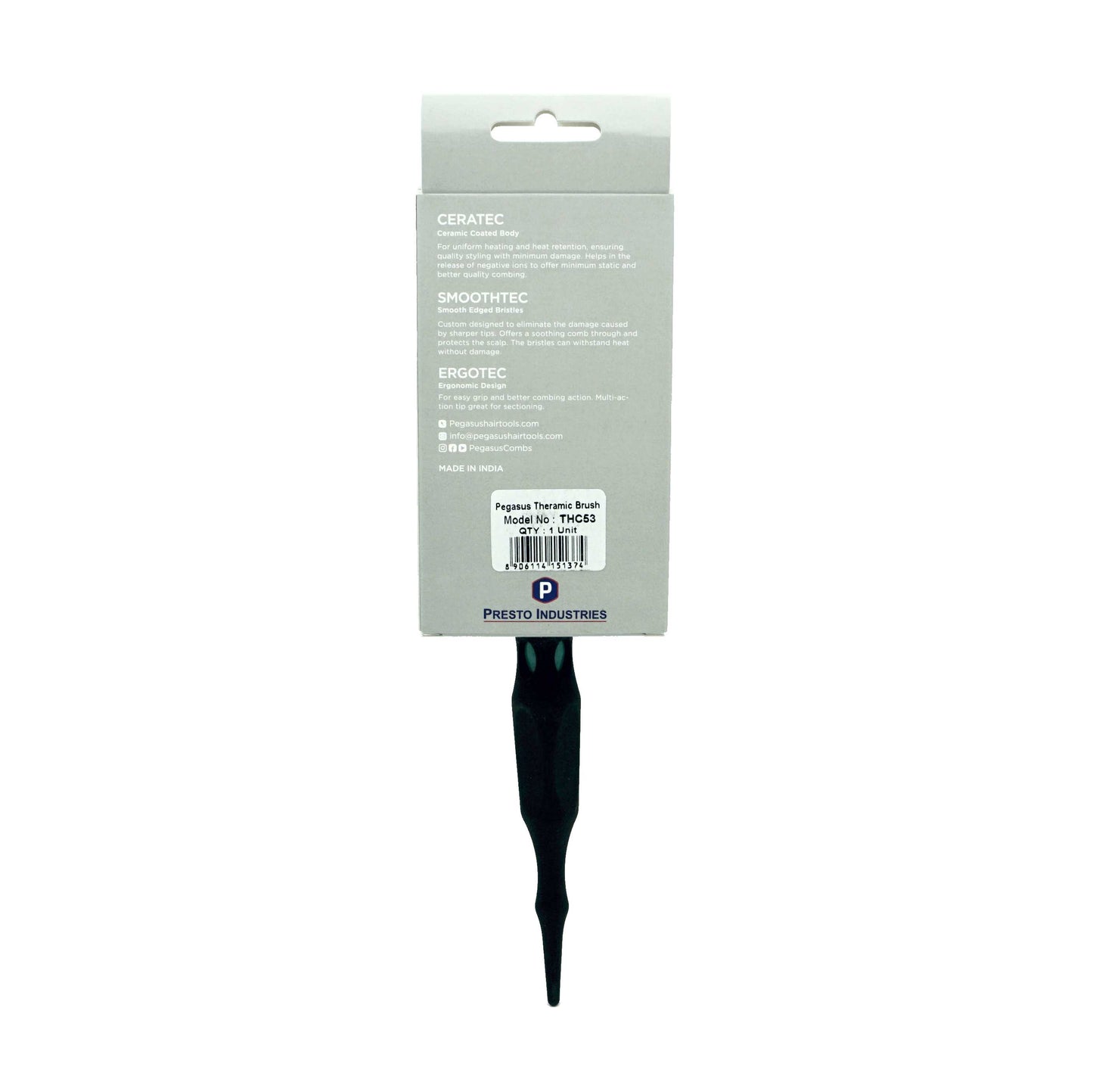 53mm (2.1in), Thermal Barrel Brush with Sectioning End, Pegasus THC53