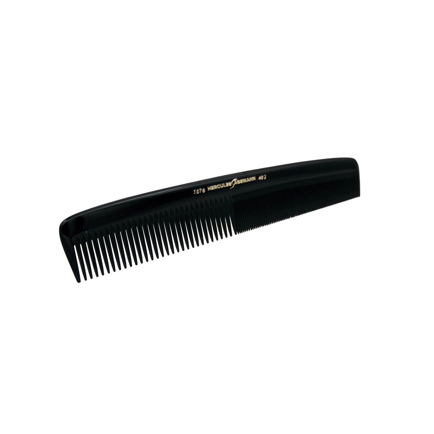 Hard Rubber, 7in Styling Comb, Hercules Sagemann 1676-492