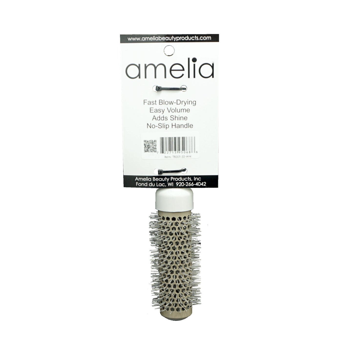 32mm (1.25in), Ceramic Coated Aluminum Barrel Brush