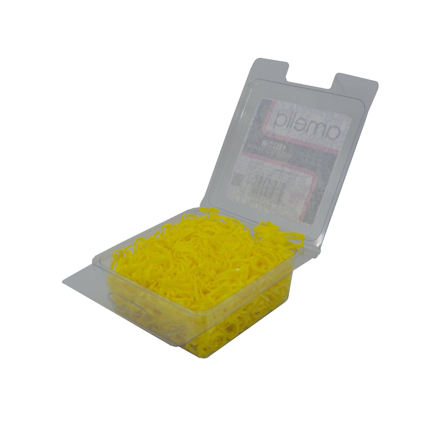 Amelia Beauty | 1/2in, Yellow, Tangle Free Elastic Pony Tail Holders | Made in USA, Ideal for Ponytails, Braids, Twists. For Women, Girls. Pain Free, Snag Free, Easy Off | 1000 Pack