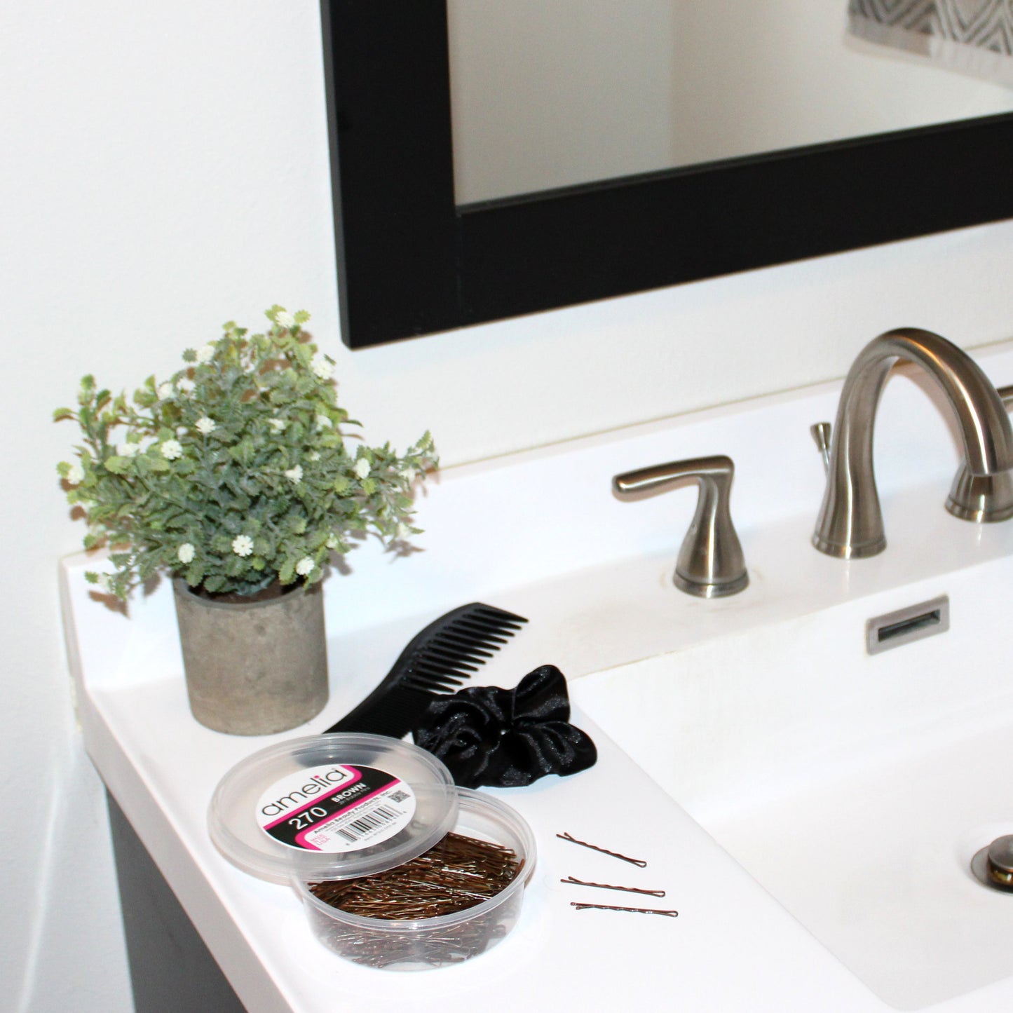 270 Premium Black Bobby Pins,  2 Inch, US-Made Professional Hair Pins with Secure All-Day Hold, Smooth Tips for Styling, Buns & Updos