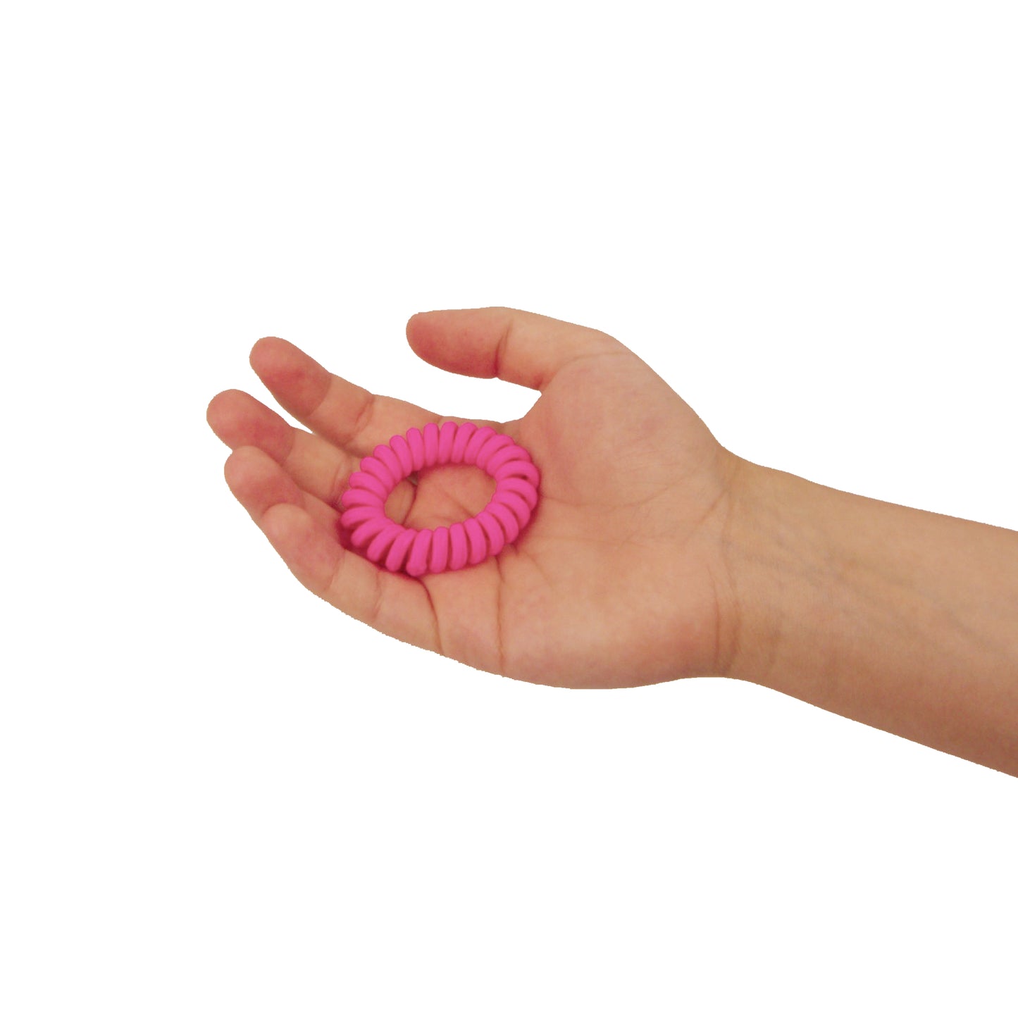 Amelia Beauty, 8 Small Fabric Wrapped Elastic Hair Coils, 1.75in Diameter Spiral Hair Ties, Gentle on Hair, Strong Hold and Minimizes Dents and Creases, Brights Mix