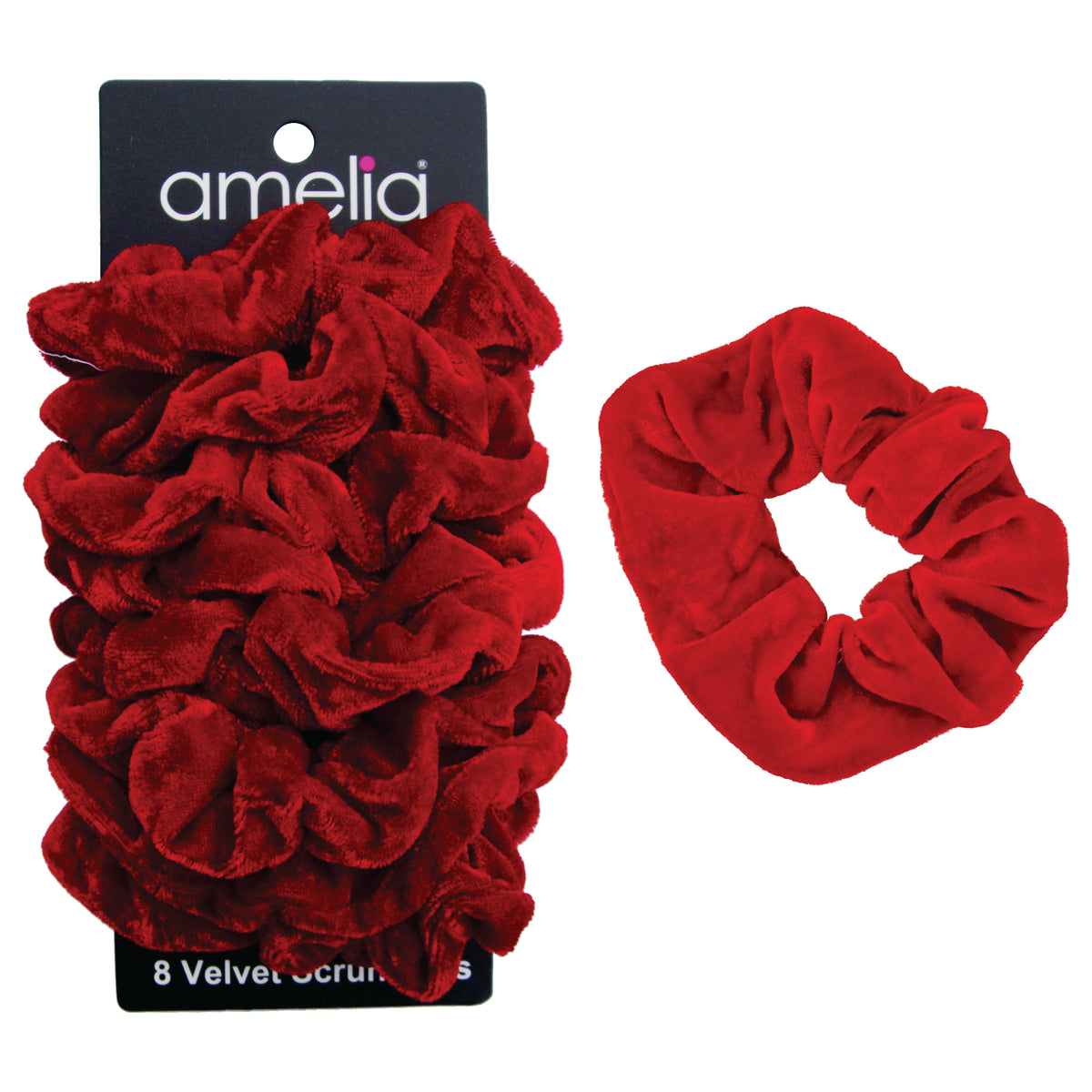 New! Lele Sadoughi x Washington Commanders Maroon Velvet Scrunchie Burgundy Silk Scrunchie: Handmade Maroon Hair Tie - Etsy main image 2