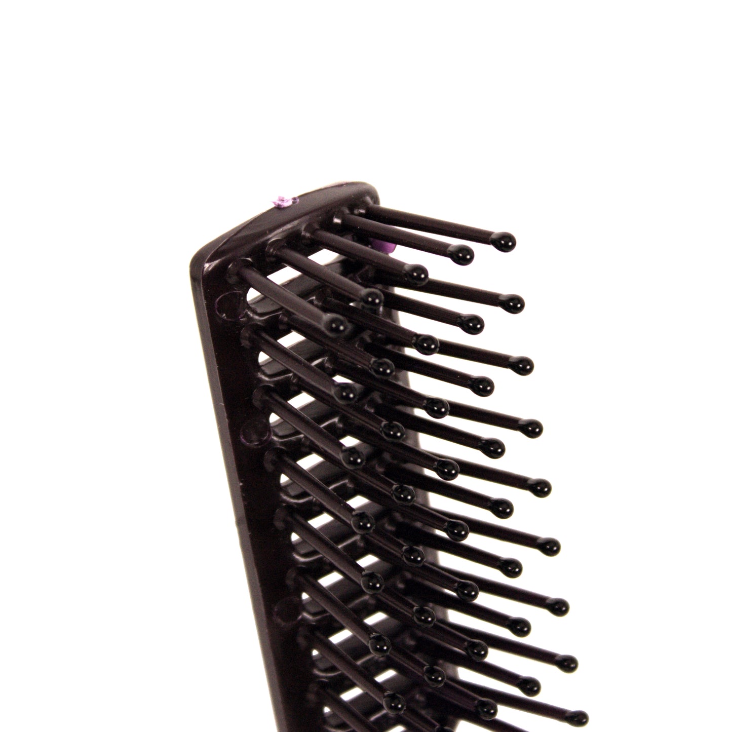 Amelia Beauty - Brown - 6in Tipped Vented Hair Brush – Made in USA - Lightweight Detangling & Blow Dry Styling Brush