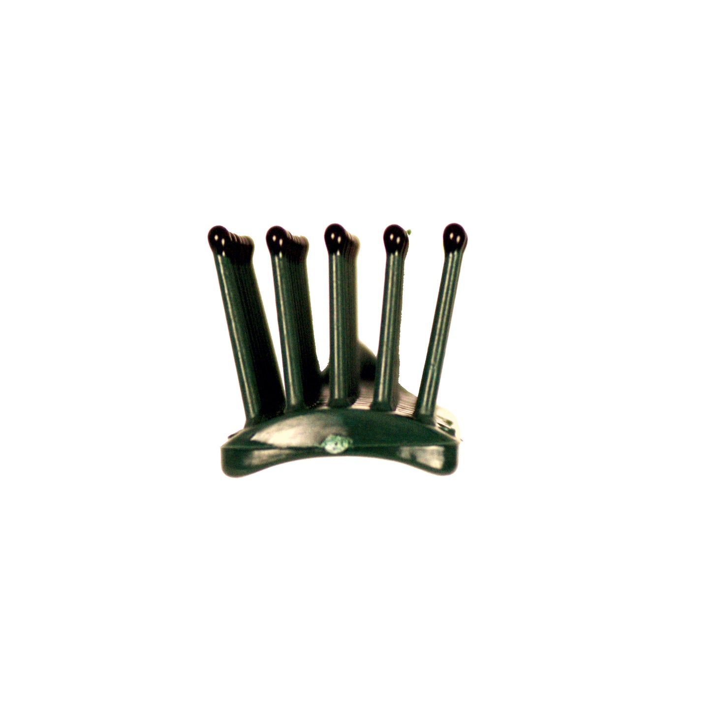 Amelia Beauty - Dark Green - 6in Tipped Vented Hair Brush – Made in USA - Lightweight Detangling & Blow Dry Styling Brush