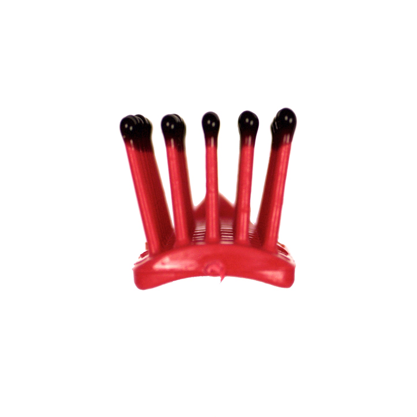 Amelia Beauty Red - 6in Tipped Vented Hair Brush – Made in USA - Lightweight Detangling & Blow Dry Styling Brush