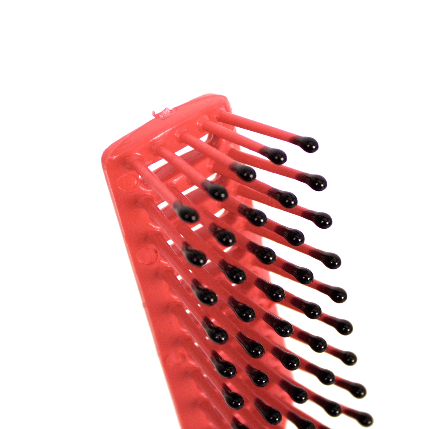 Amelia Beauty Red - 6in Tipped Vented Hair Brush – Made in USA - Lightweight Detangling & Blow Dry Styling Brush