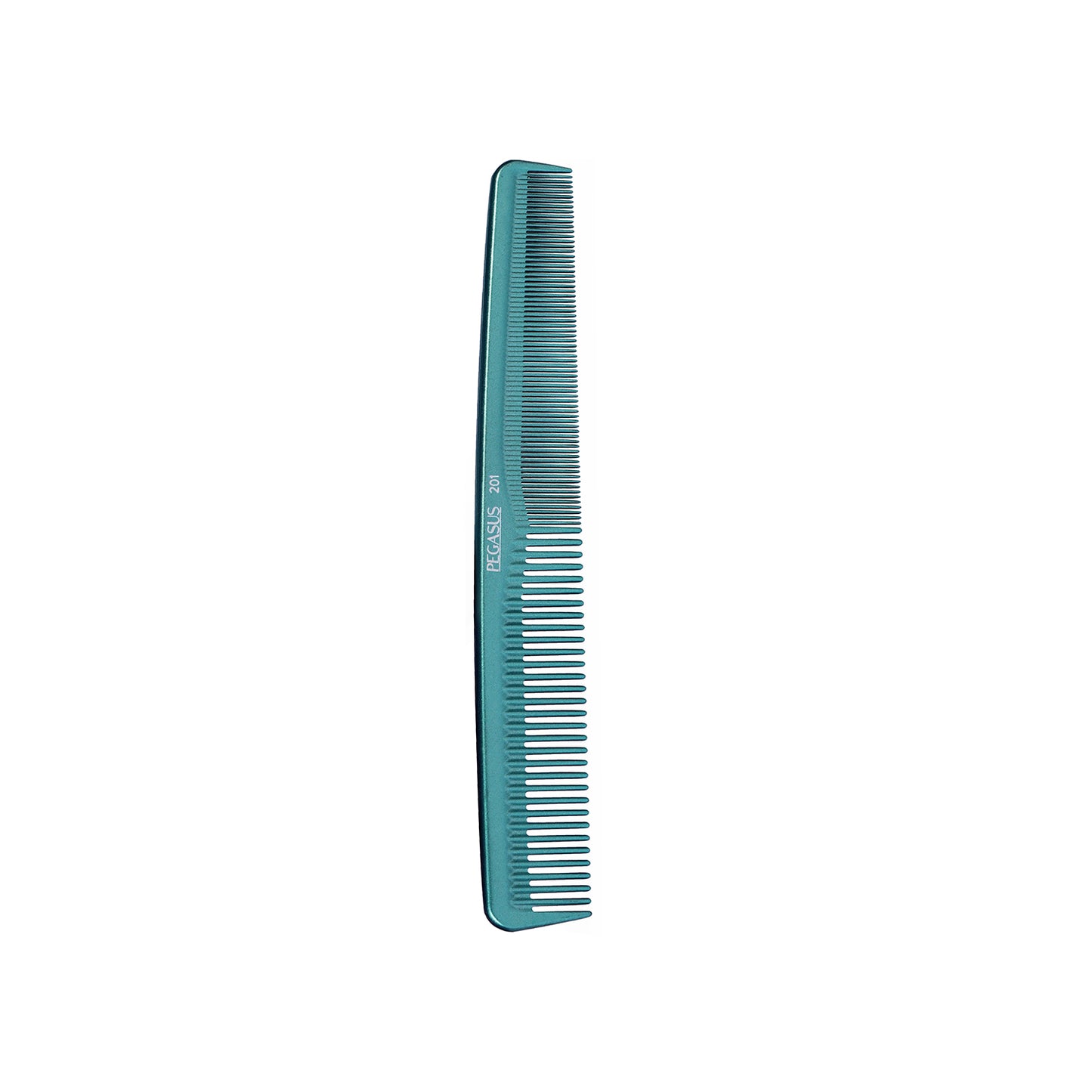 Pegasus MICOLOR 201, 7in Hard Rubber Hair Detangling/Trimmer Comb, Handmade, Seamless, Smooth Edges, Anti Static, Heat and Chemically Resistant, Wet Hair, Everyday Grooming Comb | Peines de goma dura - Green