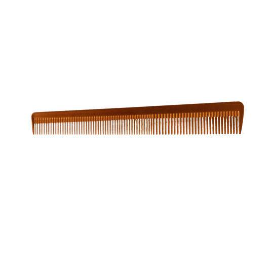 Pegasus MICOLOR 201, 7in Hard Rubber Hair Detangling/Trimmer Comb, Handmade, Seamless, Smooth Edges, Anti Static, Heat and Chemically Resistant, Wet Hair, Everyday Grooming Comb | Peines de goma dura - Gold