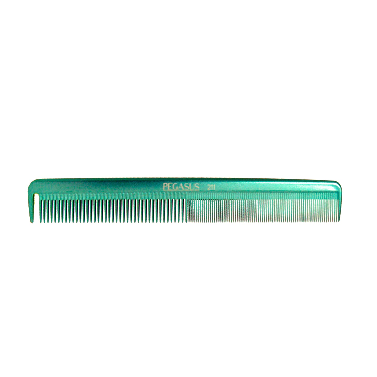 Pegasus MICOLOR 211, 9in Hard Rubber Cutting Comb With Sectioning Tooth, Anti Static, Heat and Chemically Resistant, Wet Hair, Everyday Grooming Comb | Peines de goma dura - Green