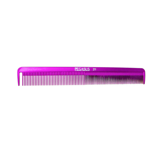 Pegasus MICOLOR 211, 9in Hard Rubber Cutting Comb With Sectioning Tooth, Anti Static, Heat and Chemically Resistant, Wet Hair, Everyday Grooming Comb | Peines de goma dura - Pink