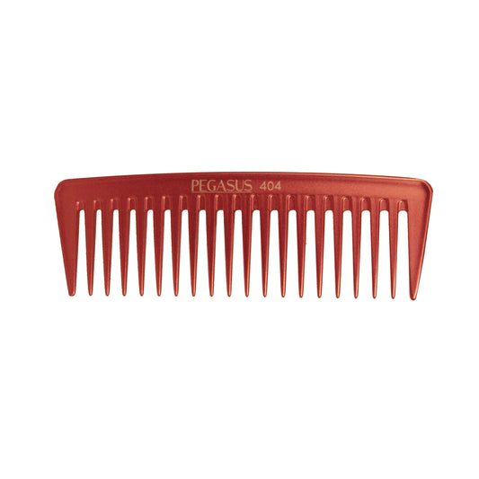 Pegasus MICOLOR 404, 7in Hard Rubber Wide Tooth Tall Styling Comb, Handmade, Seamless, Smooth Edges, Anti Static, Heat and Chemically Resistant, Wet Hair, Everyday Grooming Comb | Peines de goma dura - Copper