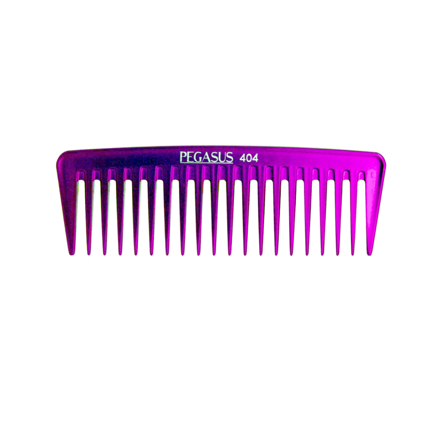 Pegasus MICOLOR 404, 7in Hard Rubber Wide Tooth Tall Styling Comb, Handmade, Seamless, Smooth Edges, Anti Static, Heat and Chemically Resistant, Wet Hair, Everyday Grooming Comb | Peines de goma dura - Pink