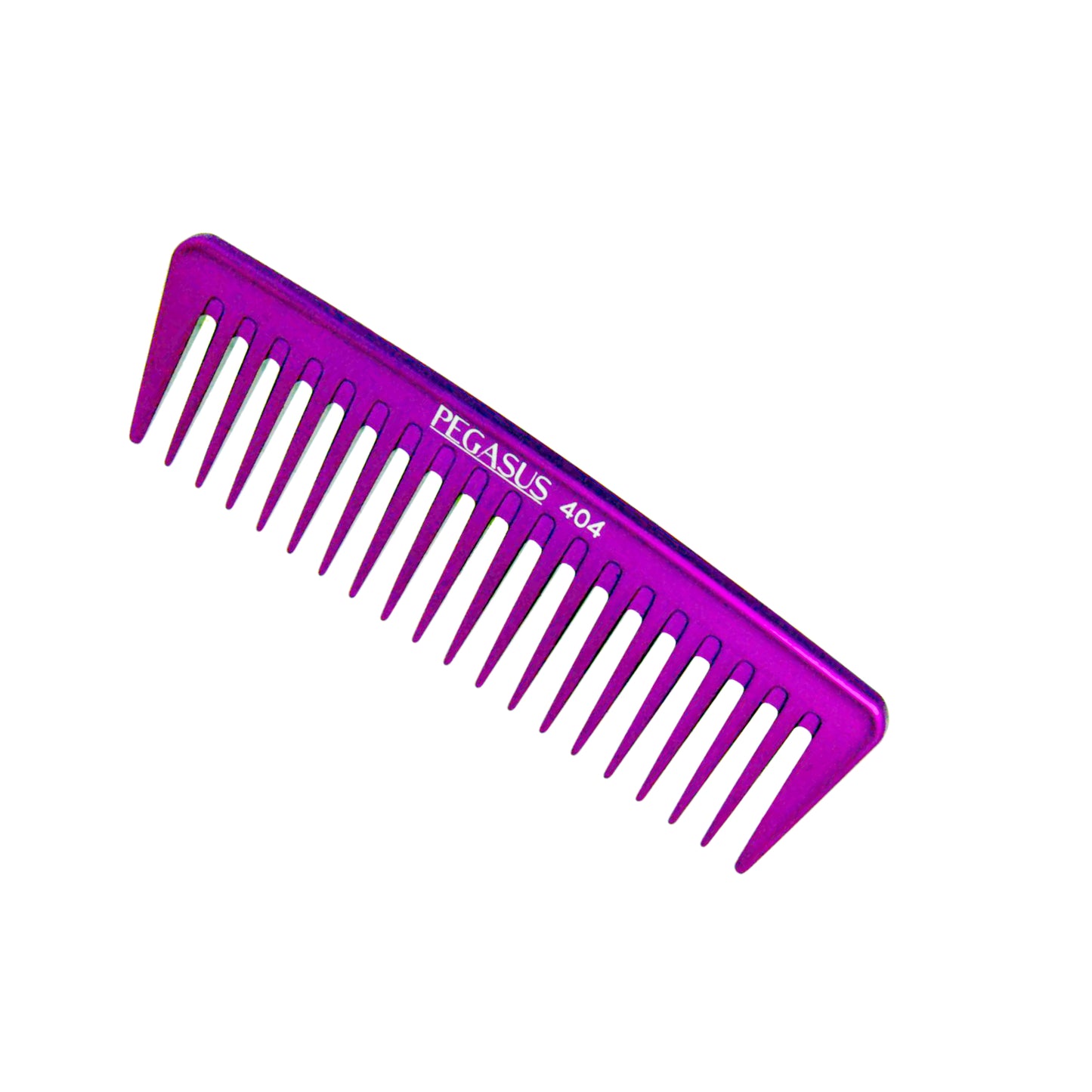 Pegasus MICOLOR 404, 7in Hard Rubber Wide Tooth Tall Styling Comb, Handmade, Seamless, Smooth Edges, Anti Static, Heat and Chemically Resistant, Wet Hair, Everyday Grooming Comb | Peines de goma dura - Pink