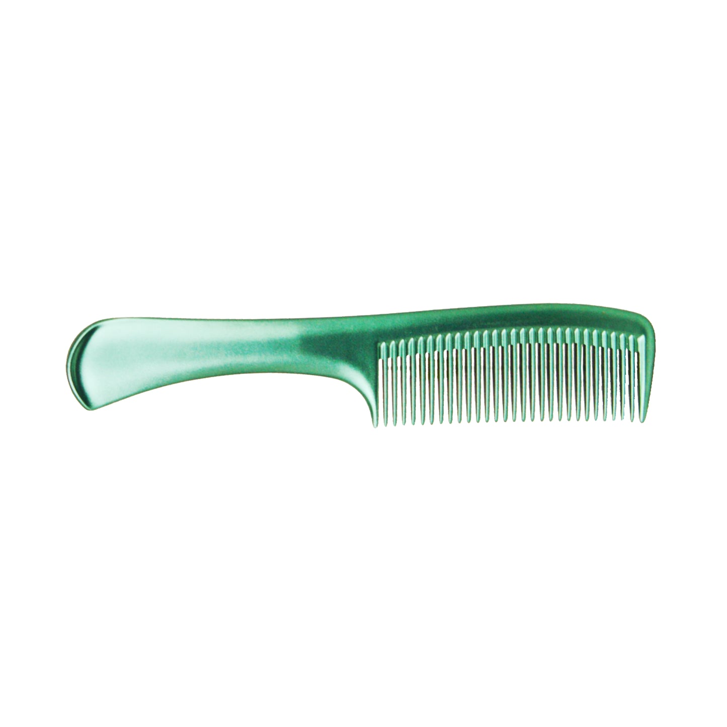 Pegasus MICOLOR 501, 9in Hard Rubber Handle Comb, Handmade, Seamless, Smooth Edges, Anti Static, Heat and Chemically Resistant, Wet Hair, Everyday Grooming Comb | Peines de goma dura - Green