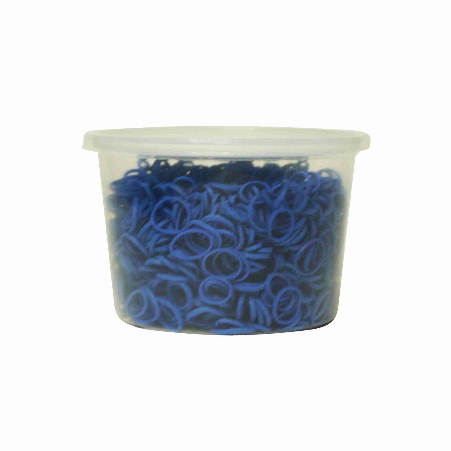 Amelia Beauty | 1/2in, Blue, Elastic Rubber Band Pony Tail Holders | Made in USA, Ideal for Ponytails, Braids, Twists, Dreadlocks, Styling Accessories for Women, Men and Girls | 1000 Pack