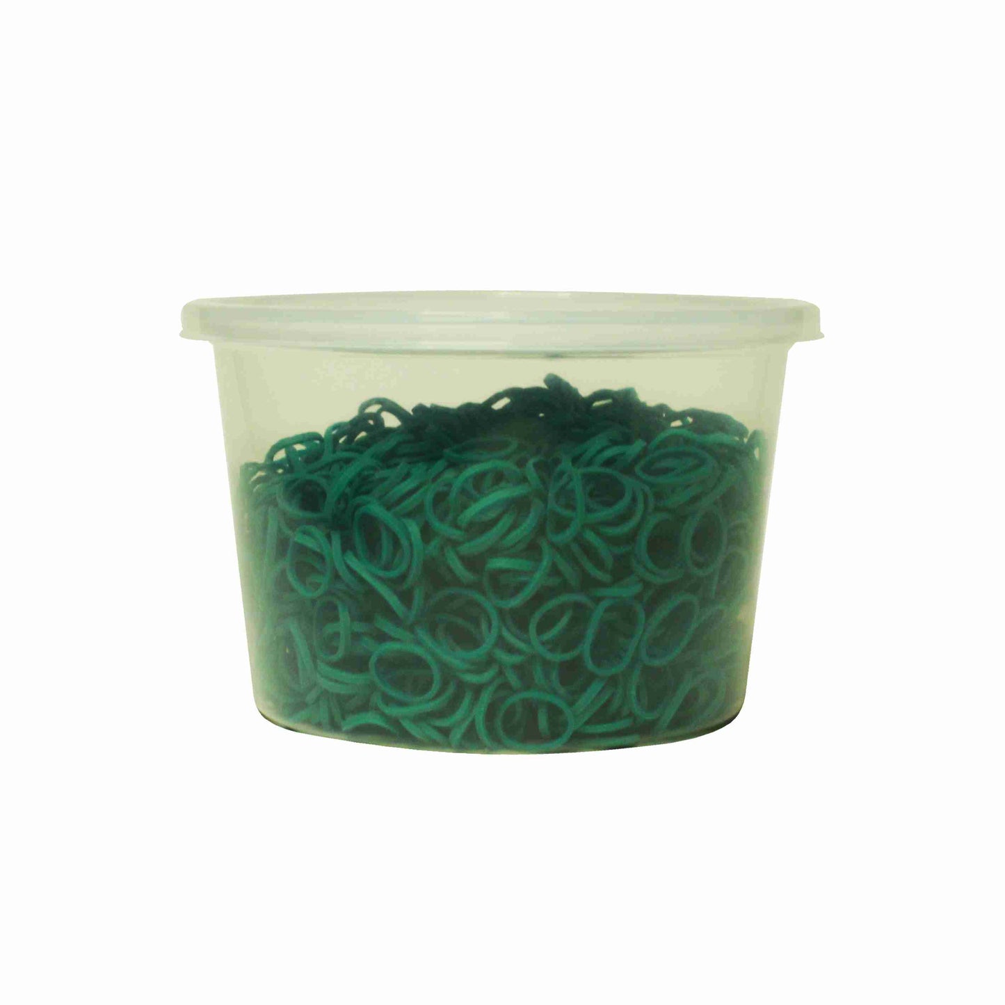 Amelia Beauty | 1/2in, Green, Elastic Rubber Band Pony Tail Holders | Made in USA, Ideal for Ponytails, Braids, Twists, Dreadlocks, Styling Accessories for Women, Men and Girls | 1000 Pack